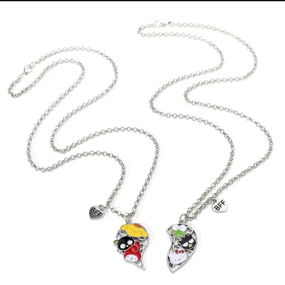 Sanrio Hello Kitty & Friends BFF 2 PC Heart Necklace Set - Picture 6 of 8